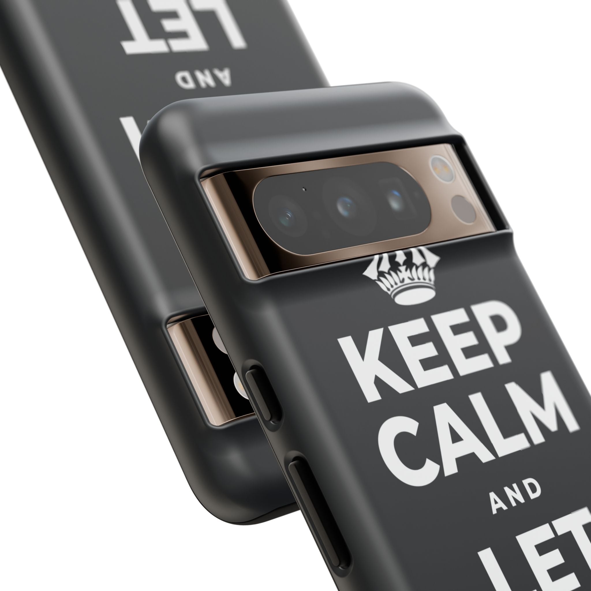 KEEP CALM AND LET PEOPLE IN Phone Case (Dark)