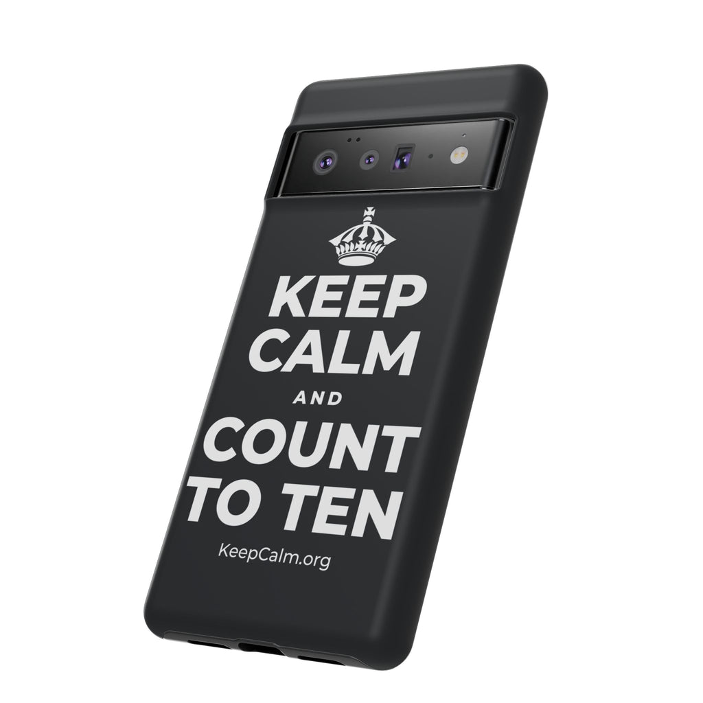KEEP CALM AND COUNT TO TEN Phone Case (Dark)