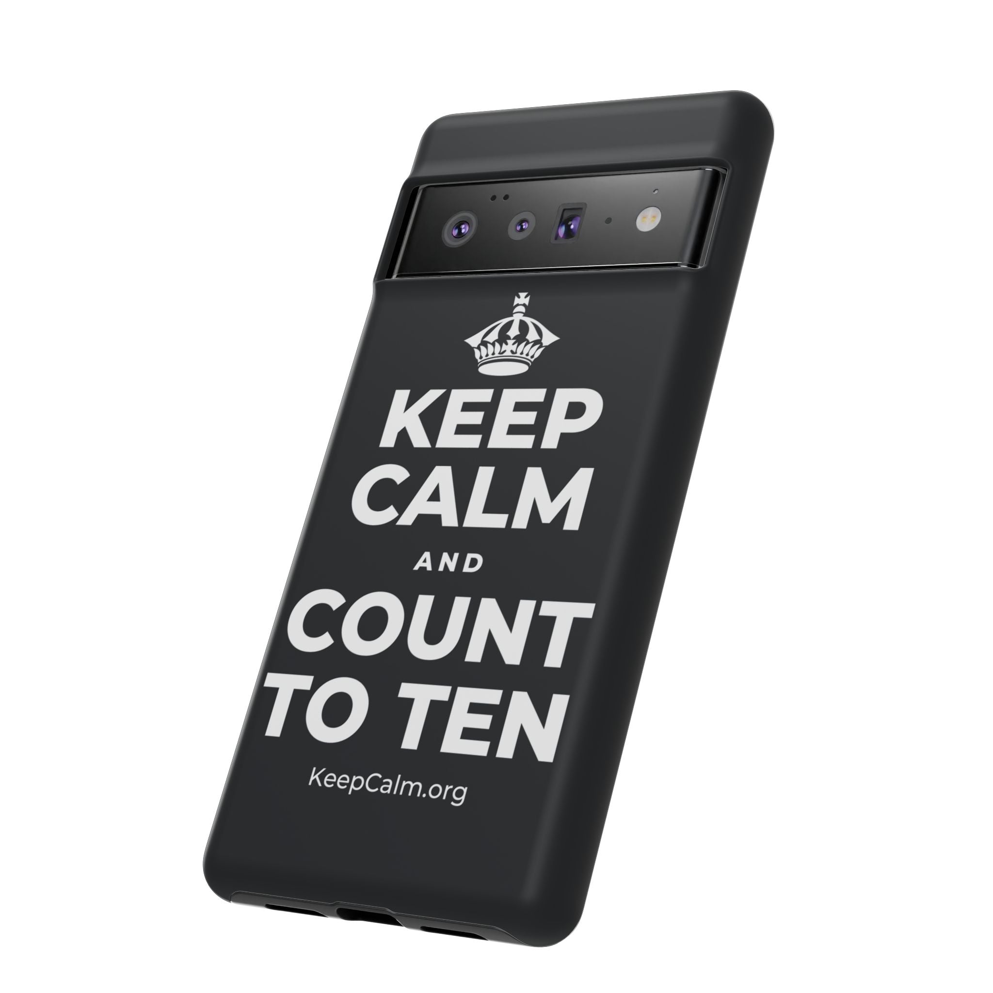 KEEP CALM AND COUNT TO TEN Phone Case (Dark)