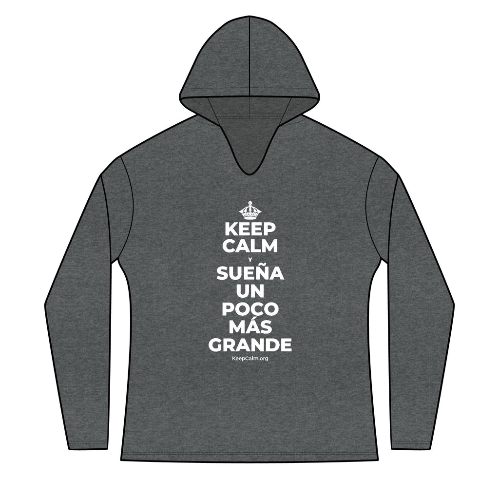 KEEP CALM Y SUEÑA UN POCO MÁS GRANDE Women's Long Sleeve Hoodie