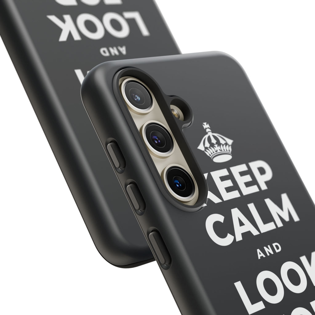 KEEP CALM AND LOOK FOR THE LIGHT Phone Case (Dark)