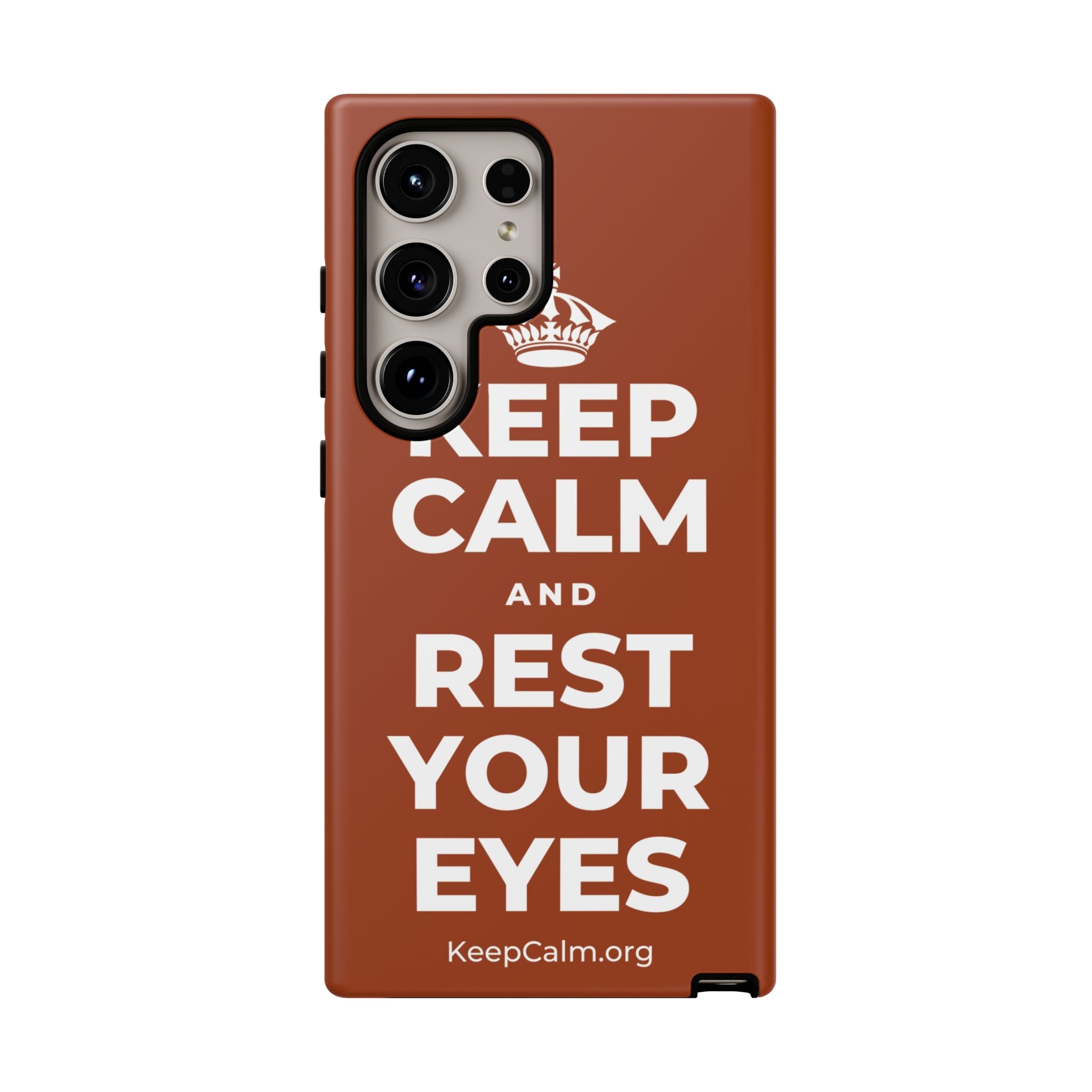KEEP CALM AND REST YOUR EYES Phone Case