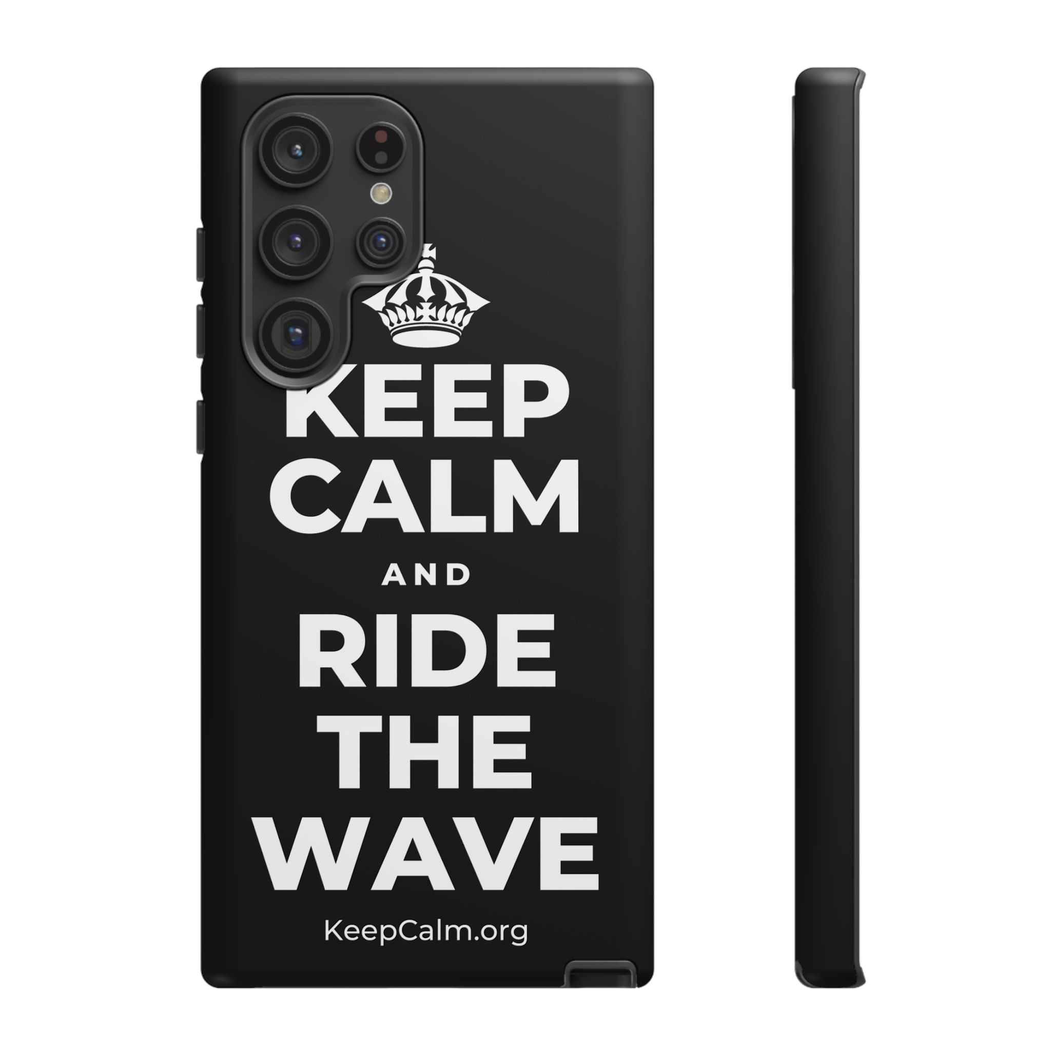 KEEP CALM AND RIDE THE WAVE Phone Case
