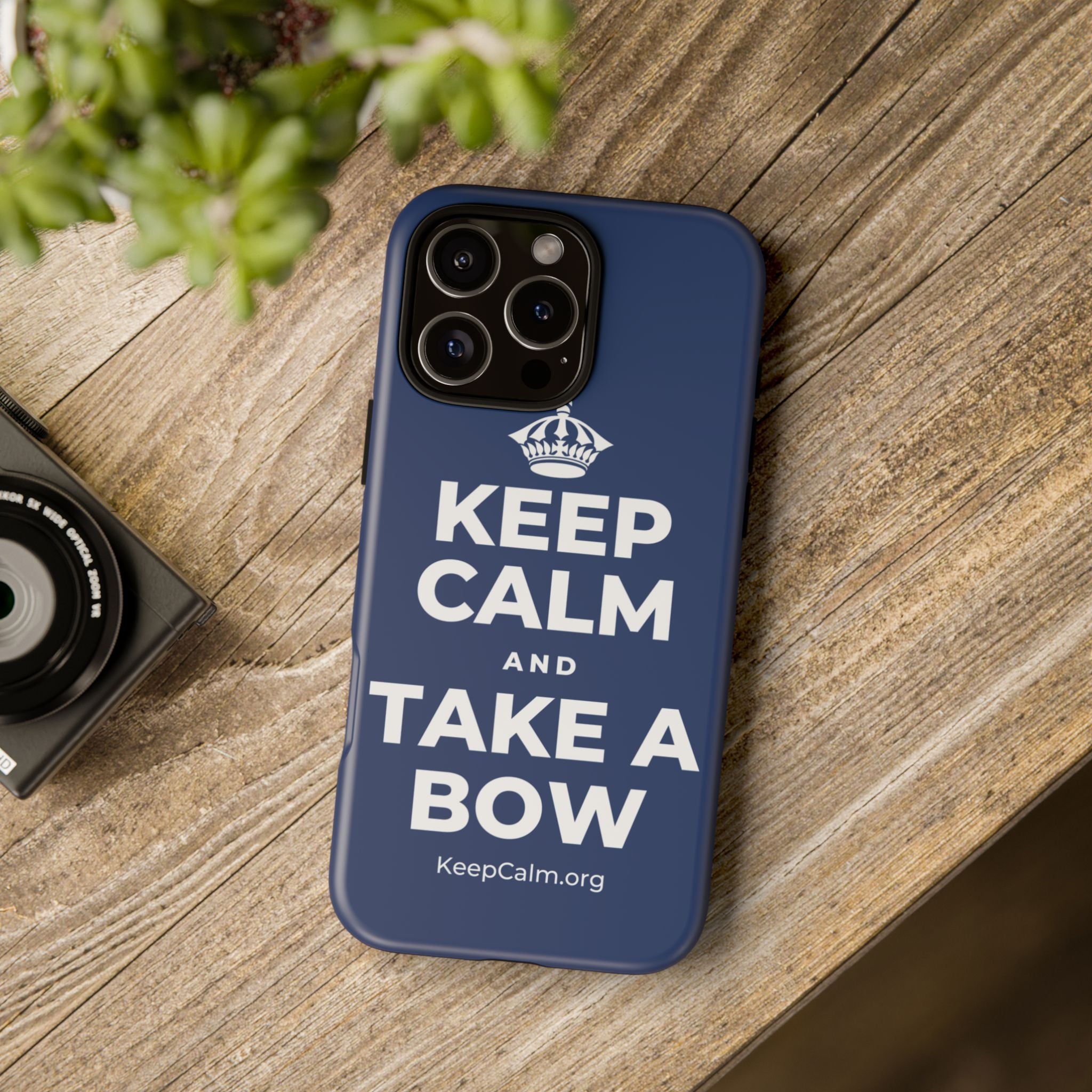 KEEP CALM AND TAKE A BOW Phone Case