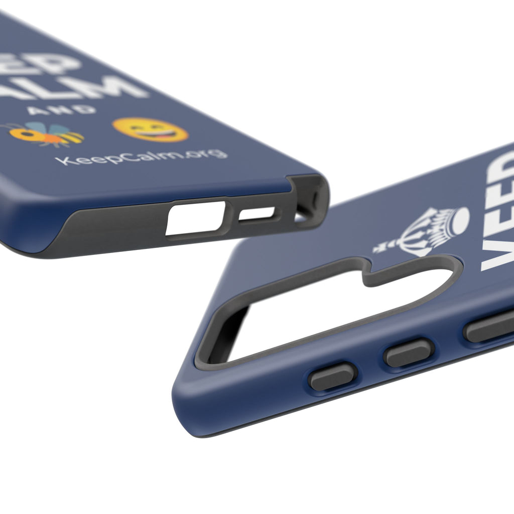 KEEP CALM AND 🐝 😄 Phone Case