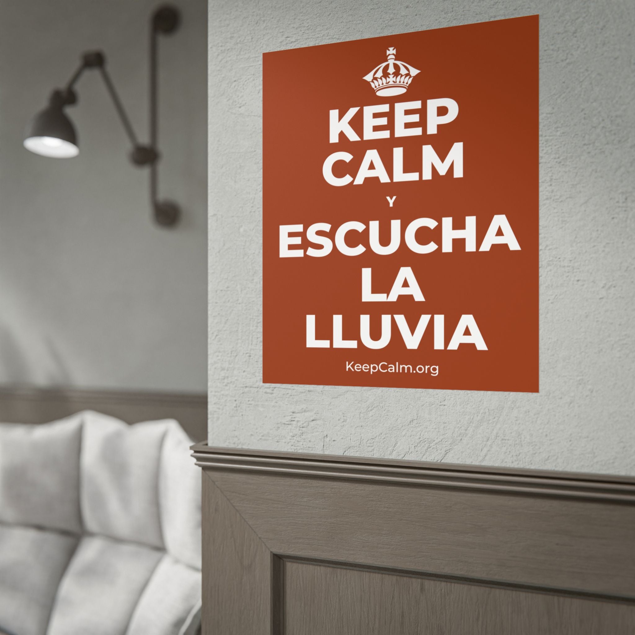KEEP CALM Y ESCUCHA LA LLUVIA Poster
