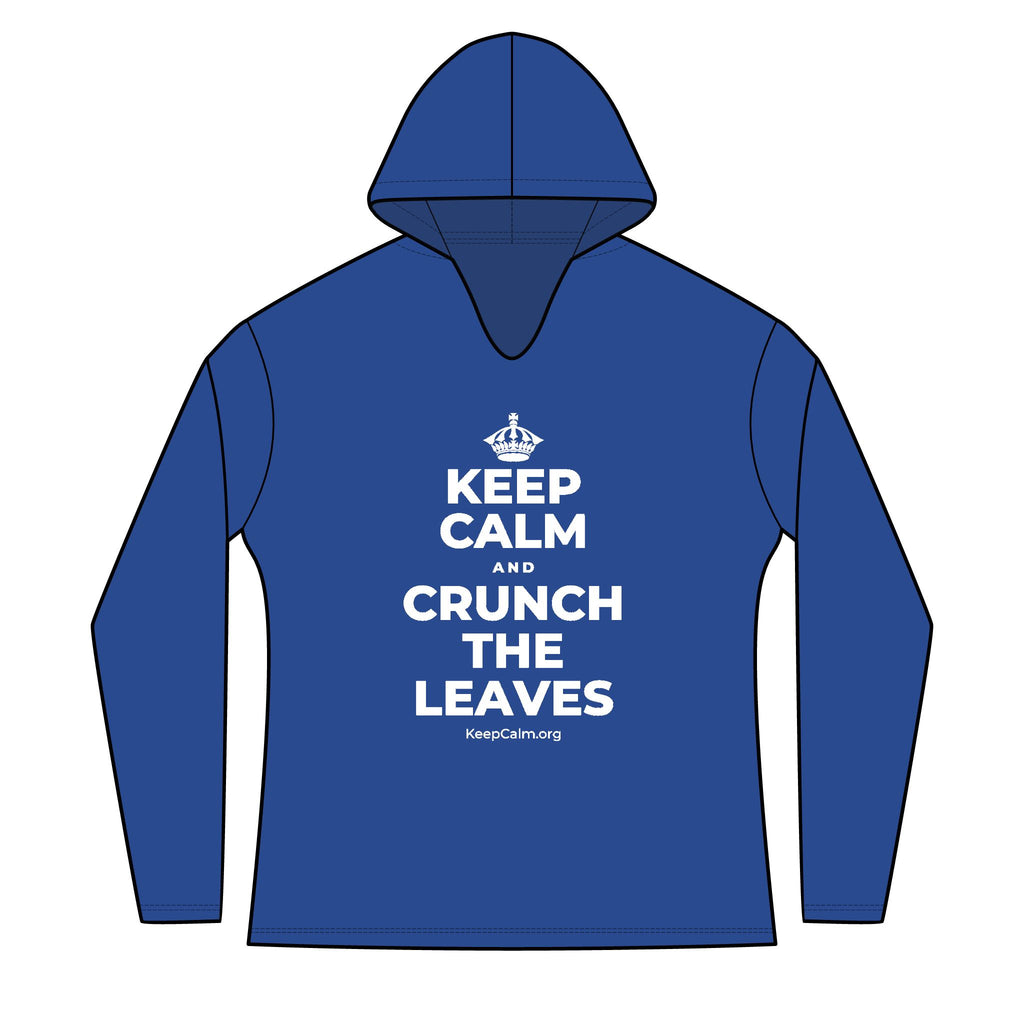 KEEP CALM AND CRUNCH THE LEAVES Women's Long Sleeve Hoodie