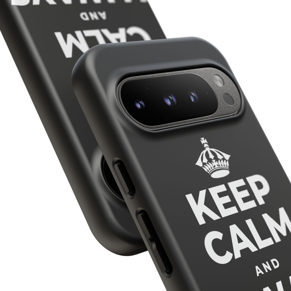 KEEP CALM AND ALWAYS BE 🦇MAN Phone Case
