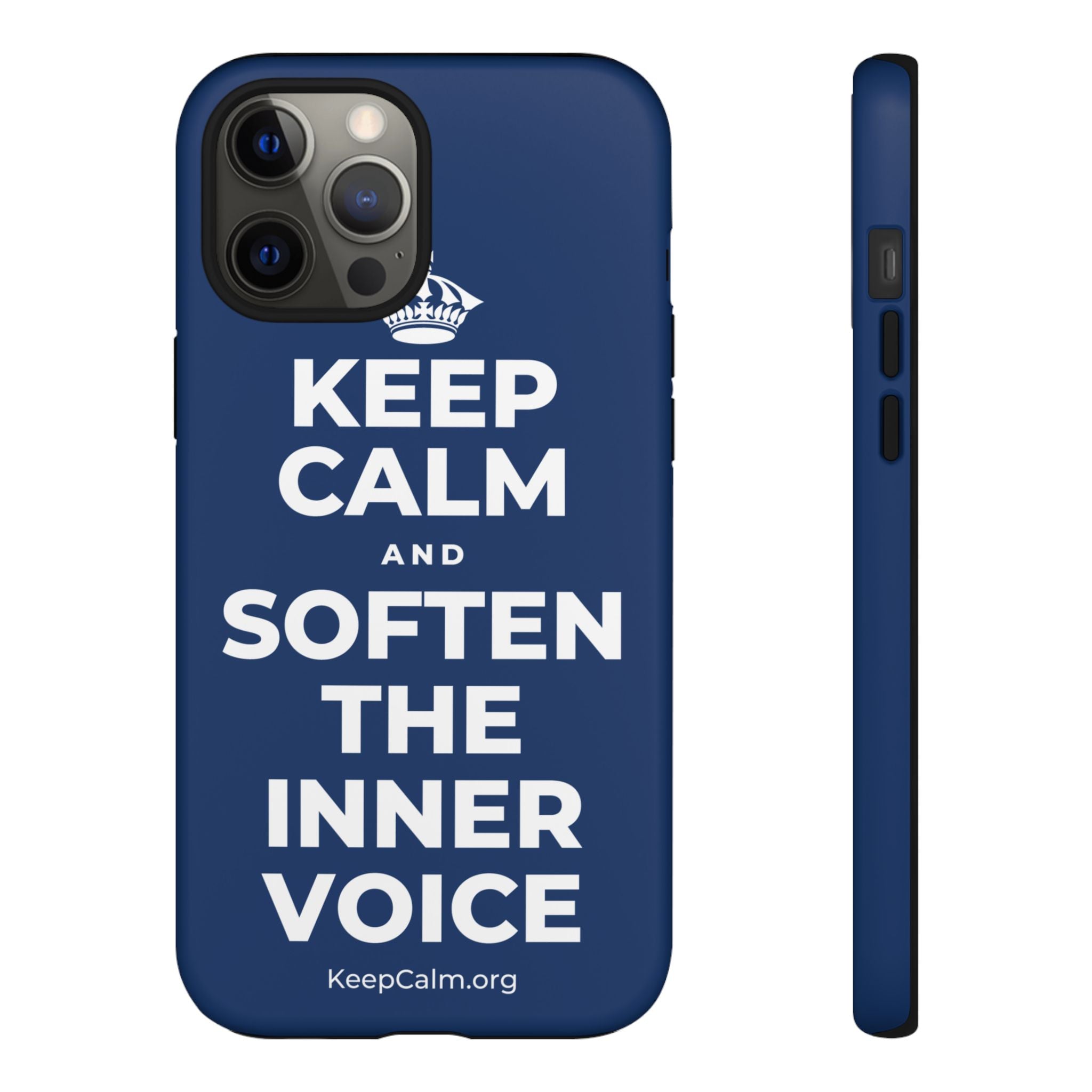 KEEP CALM AND SOFTEN THE INNER VOICE Phone Case
