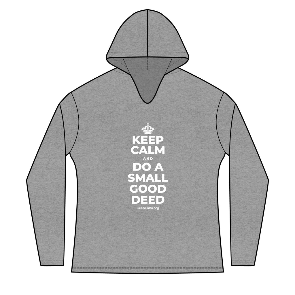 KEEP CALM AND DO A SMALL GOOD DEED Women's Long Sleeve Hoodie