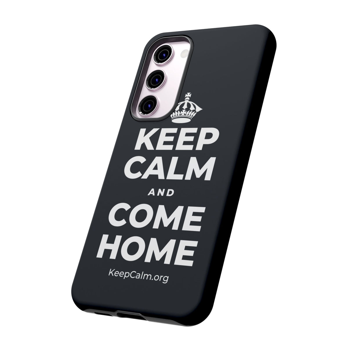 KEEP CALM AND COME HOME Phone Case (Dark)