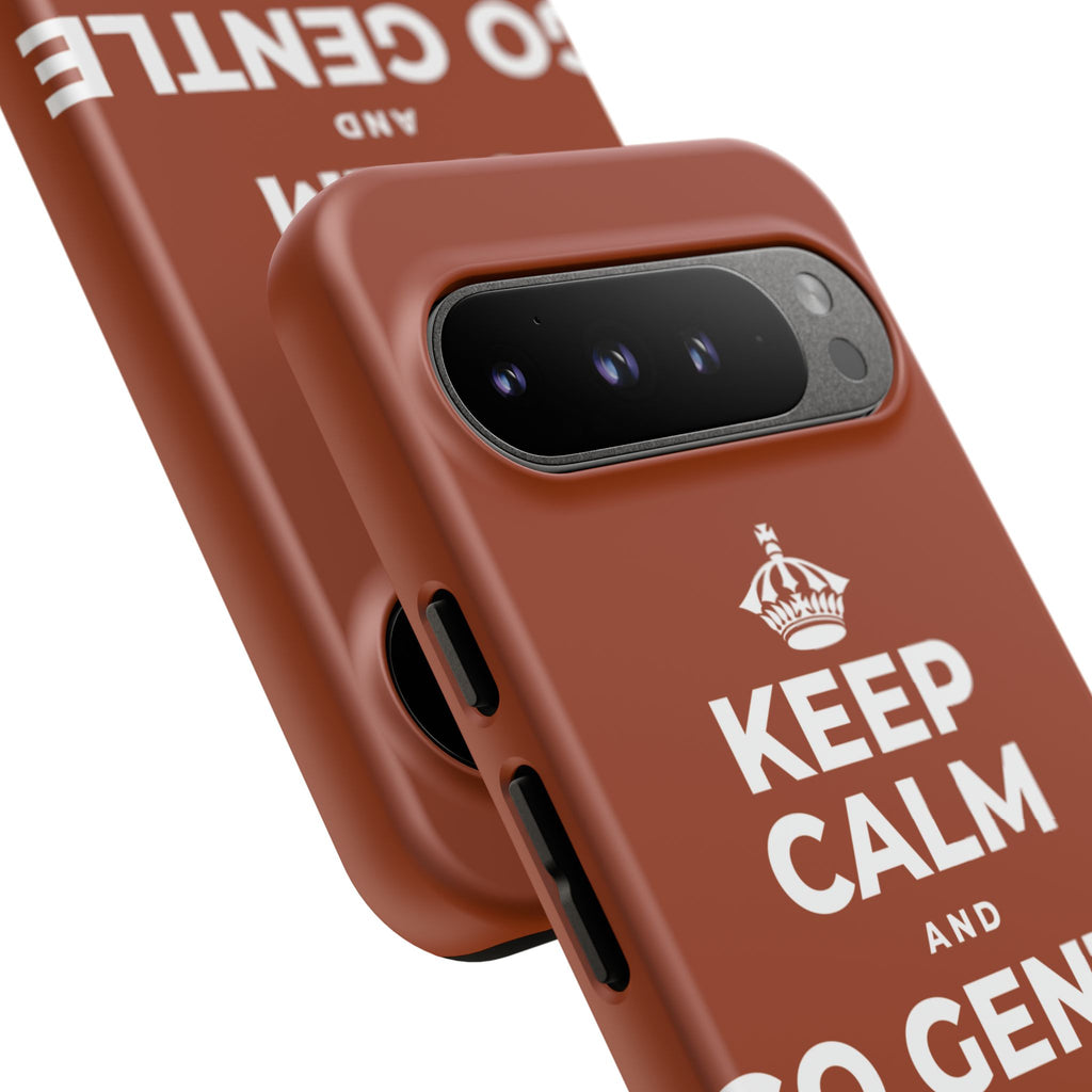KEEP CALM AND GO GENTLE ON MONDAY Phone Case