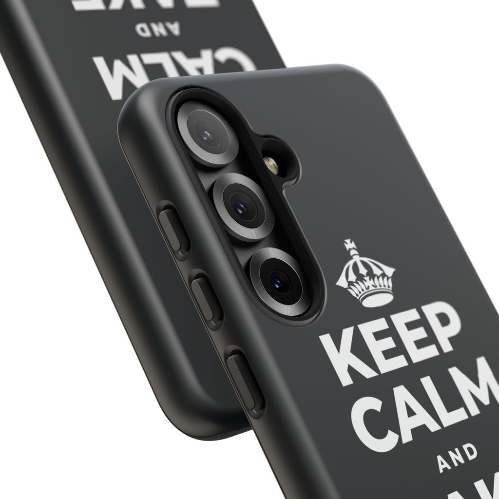 KEEP CALM AND TAKE THE LEAP Phone Case (Dark)