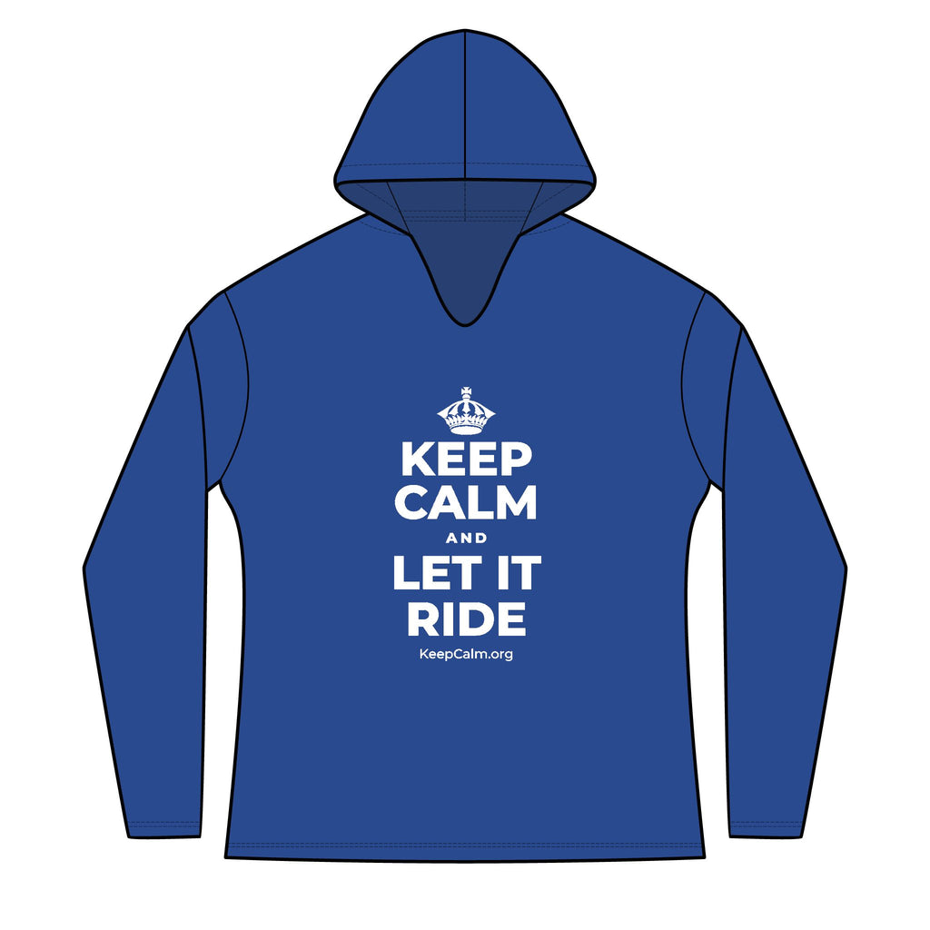 KEEP CALM AND LET IT RIDE Women's Long Sleeve Hoodie