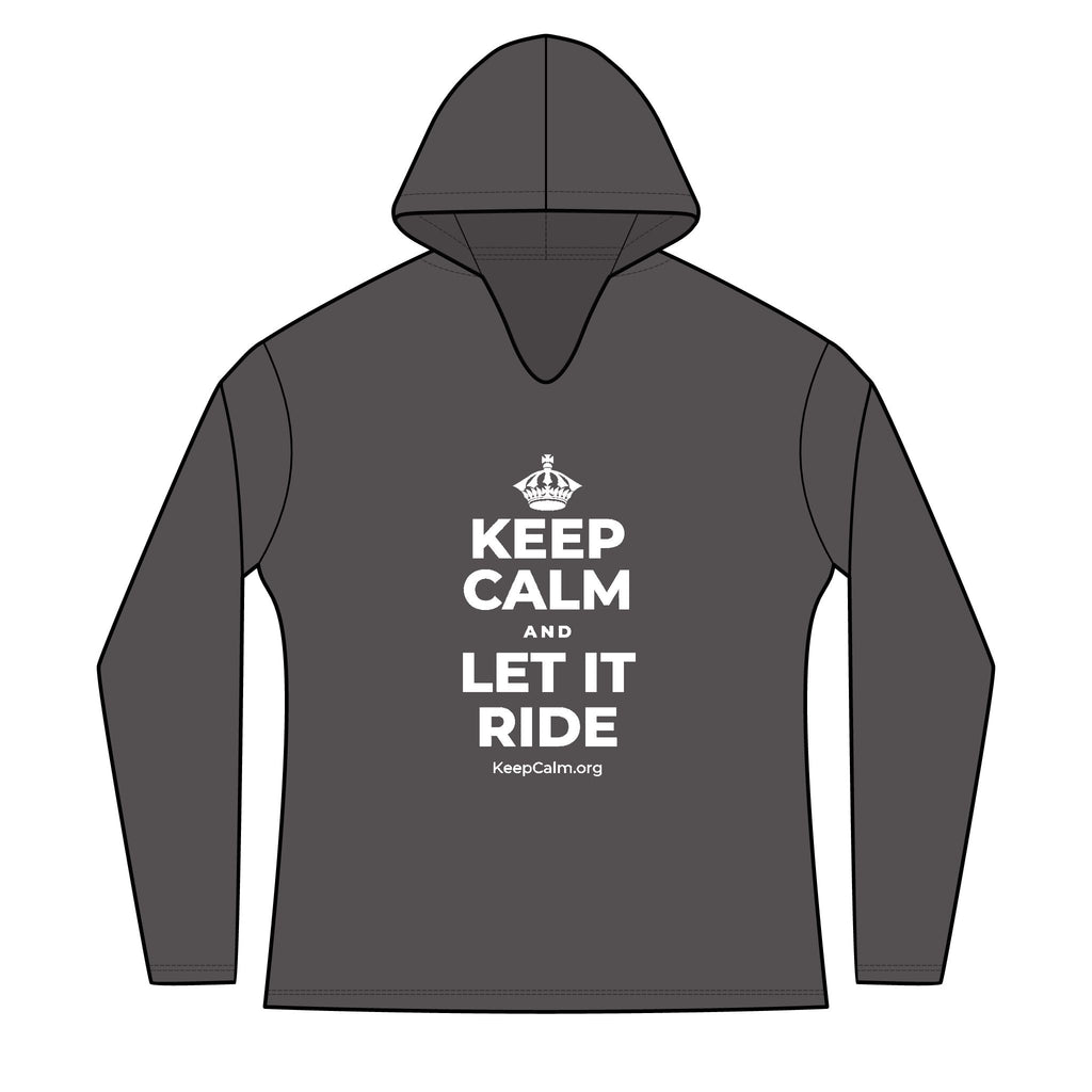KEEP CALM AND LET IT RIDE Women's Long Sleeve Hoodie