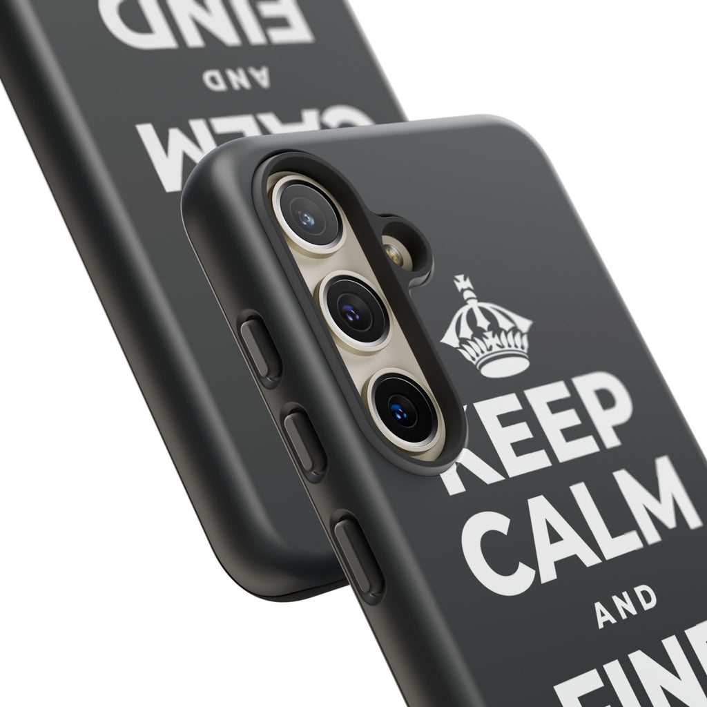 KEEP CALM AND FIND YOUR PEOPLE Phone Case (Dark)