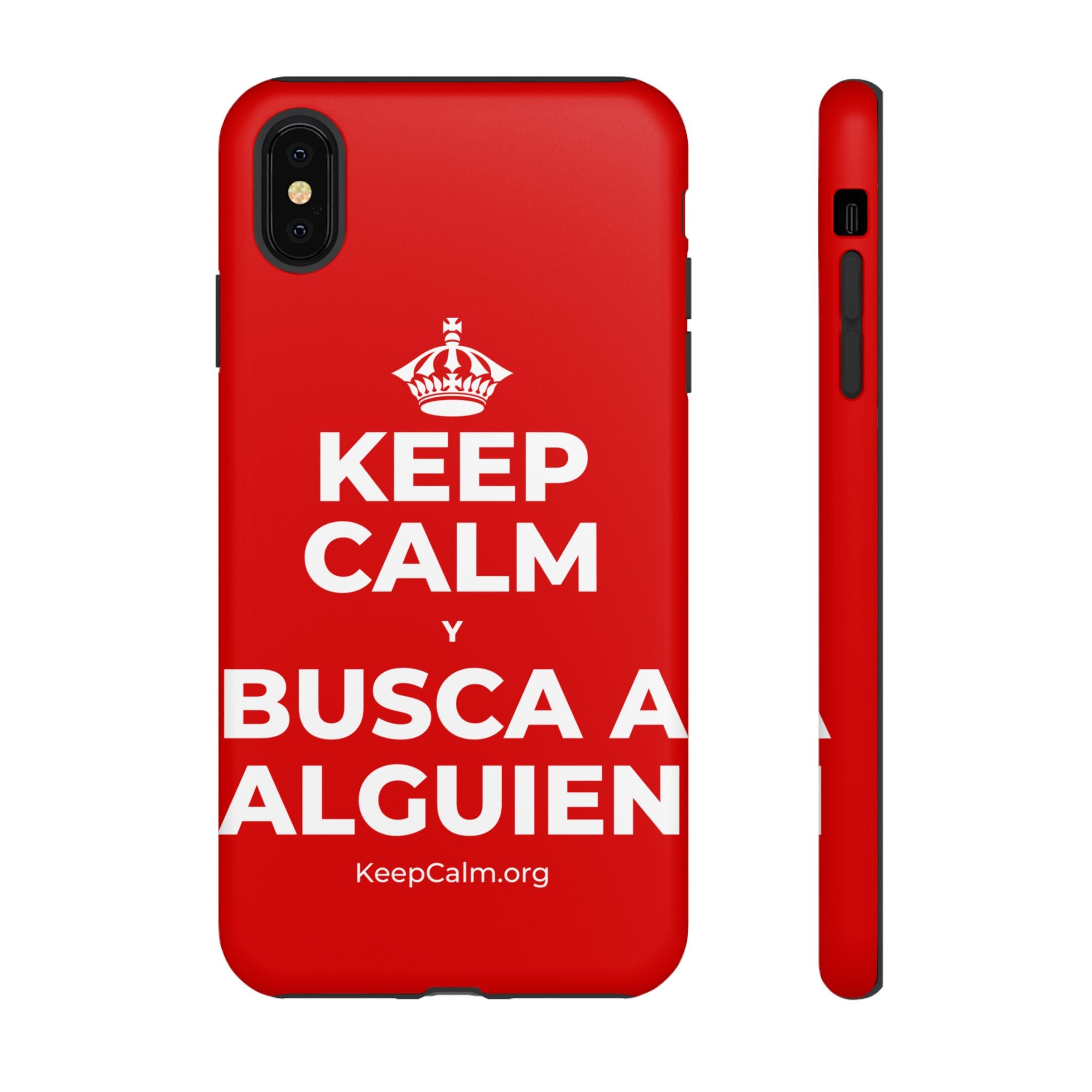 KEEP CALM Y BUSCA A ALGUIEN Phone Case