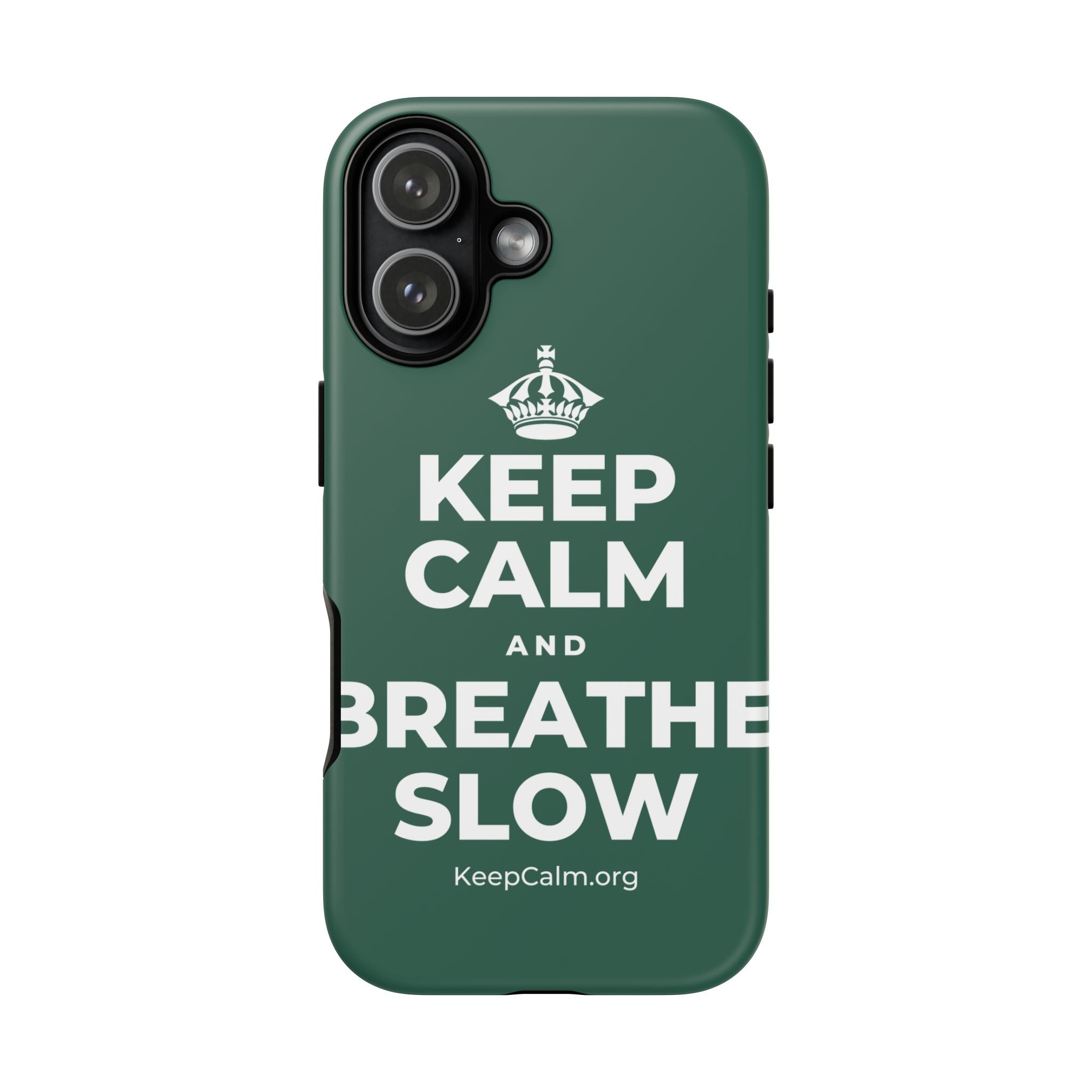 KEEP CALM AND BREATHE SLOW Phone Case