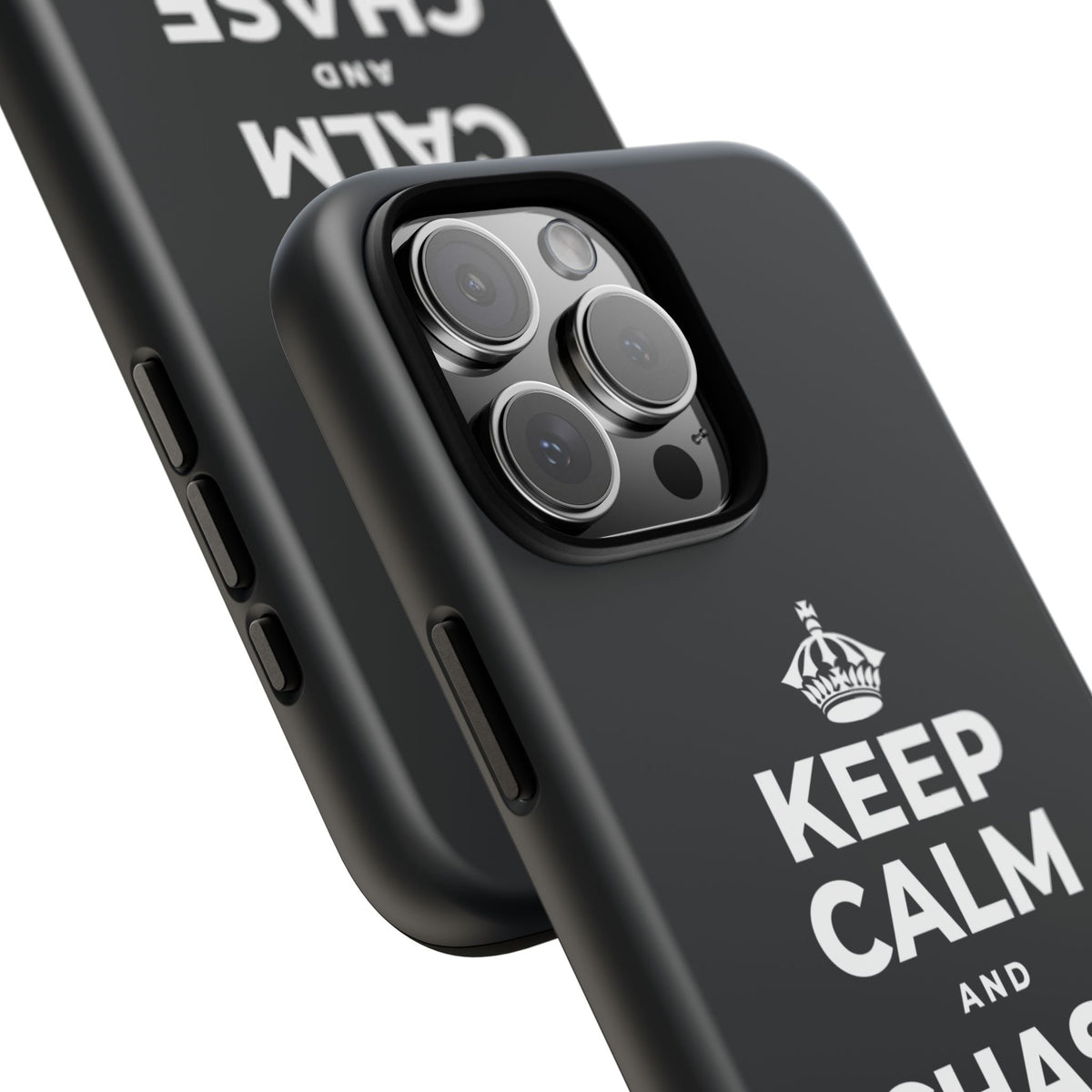 KEEP CALM AND CHASE GREATNESS Phone Case (Dark)