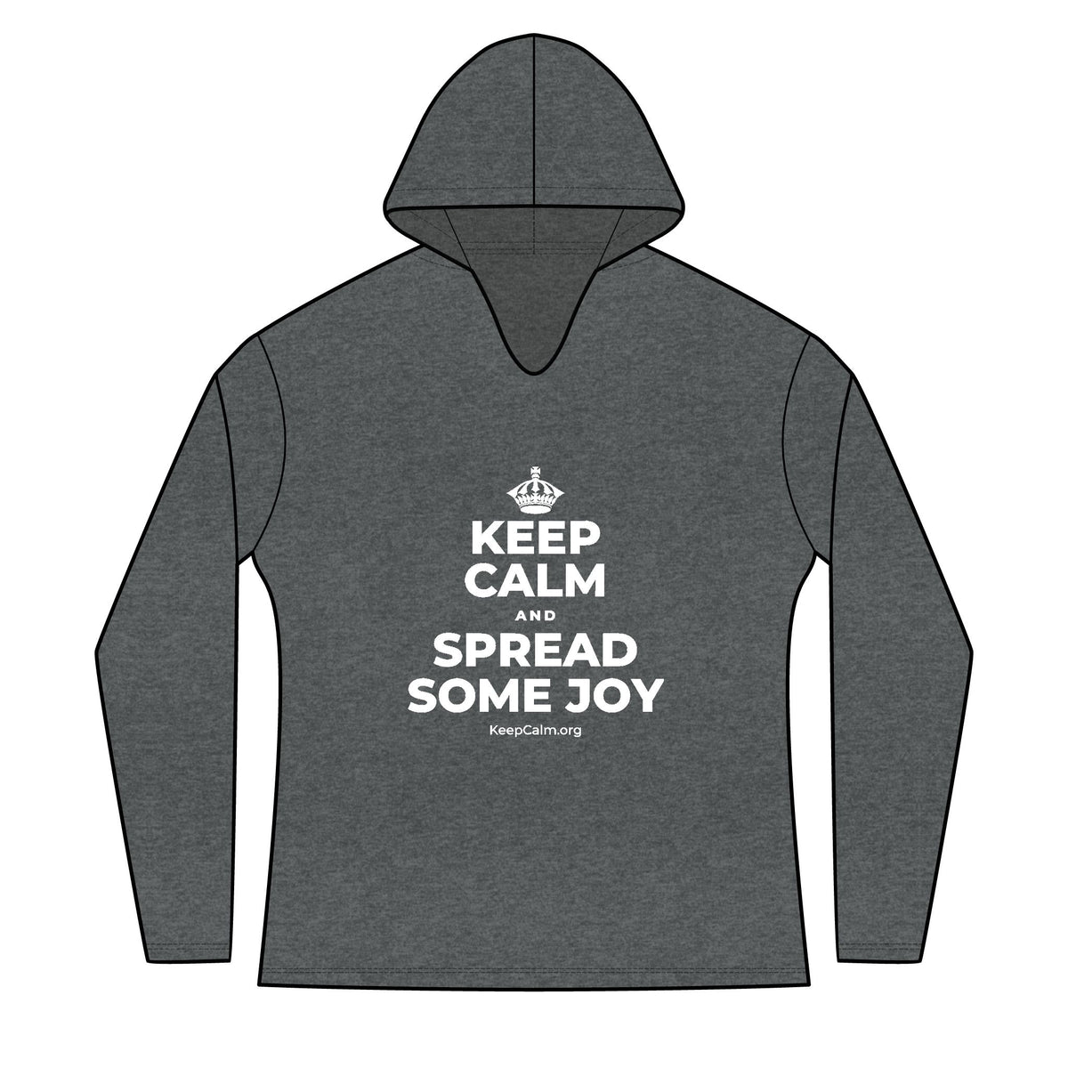 KEEP CALM AND SPREAD SOME JOY Women's Long Sleeve Hoodie