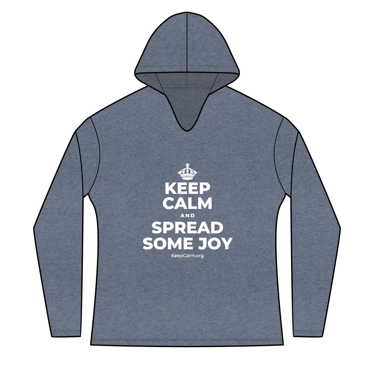 KEEP CALM AND SPREAD SOME JOY Women's Long Sleeve Hoodie