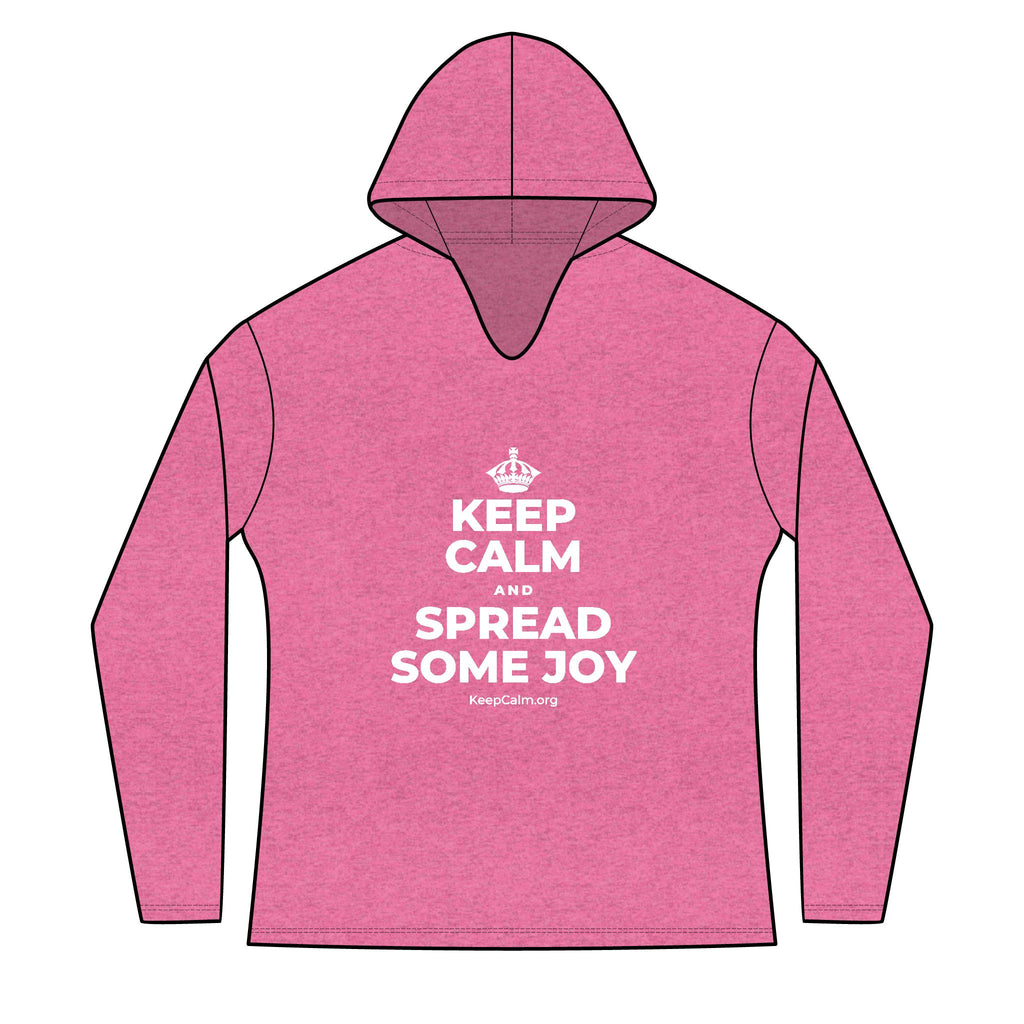 KEEP CALM AND SPREAD SOME JOY Women's Long Sleeve Hoodie