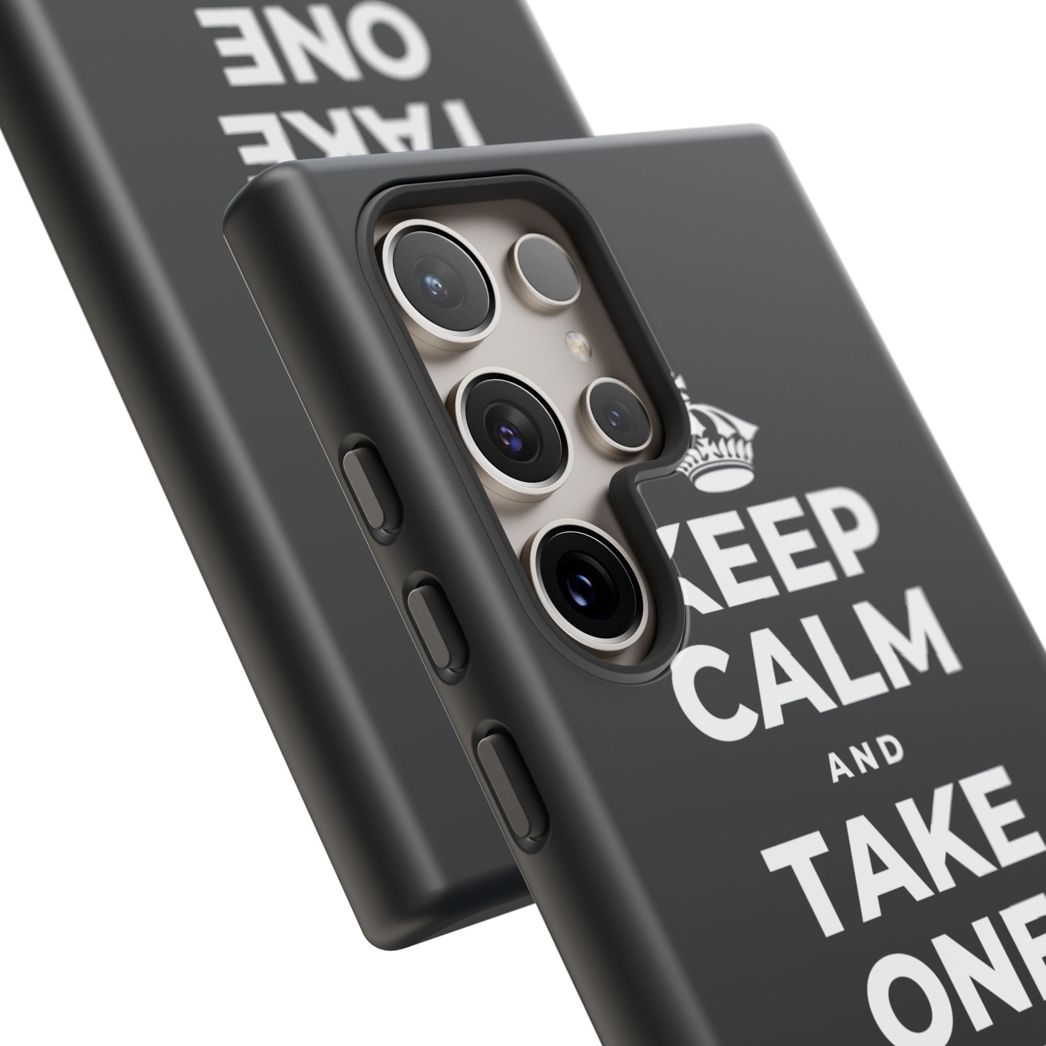 KEEP CALM AND TAKE ONE BREATH AT A TIME Phone Case (Dark)