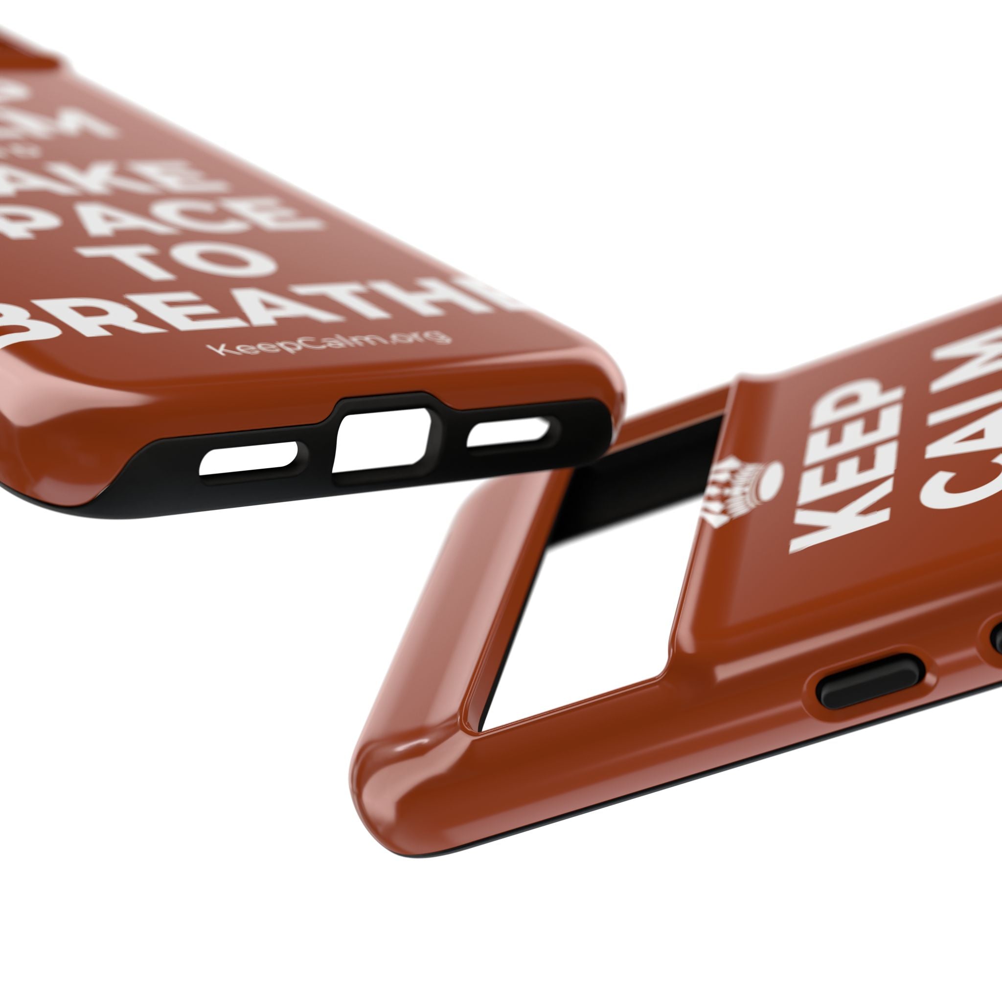 KEEP CALM AND MAKE SPACE TO BREATHE Phone Case