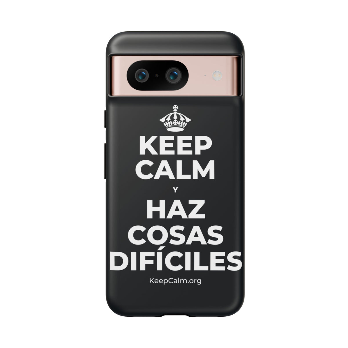 KEEP CALM Y HAZ COSAS DIFÍCILES Phone Case (Dark)