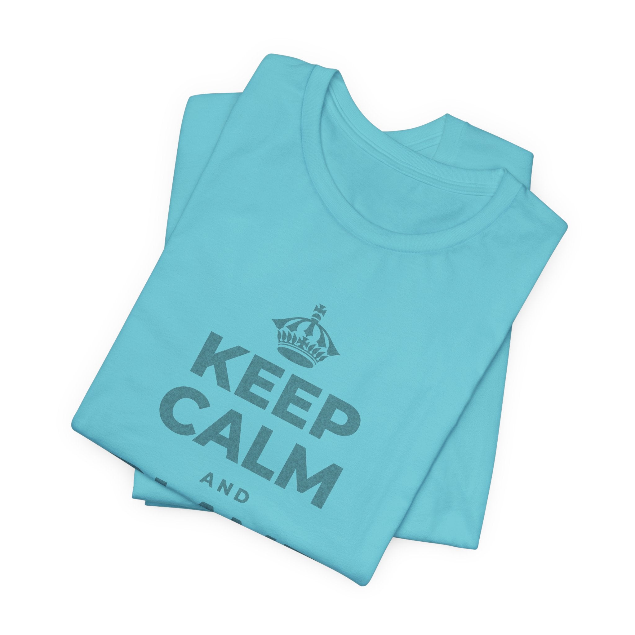KEEP CALM AND BLAME MERCURY T-Shirt (Soft Cream–Heather Mauve)