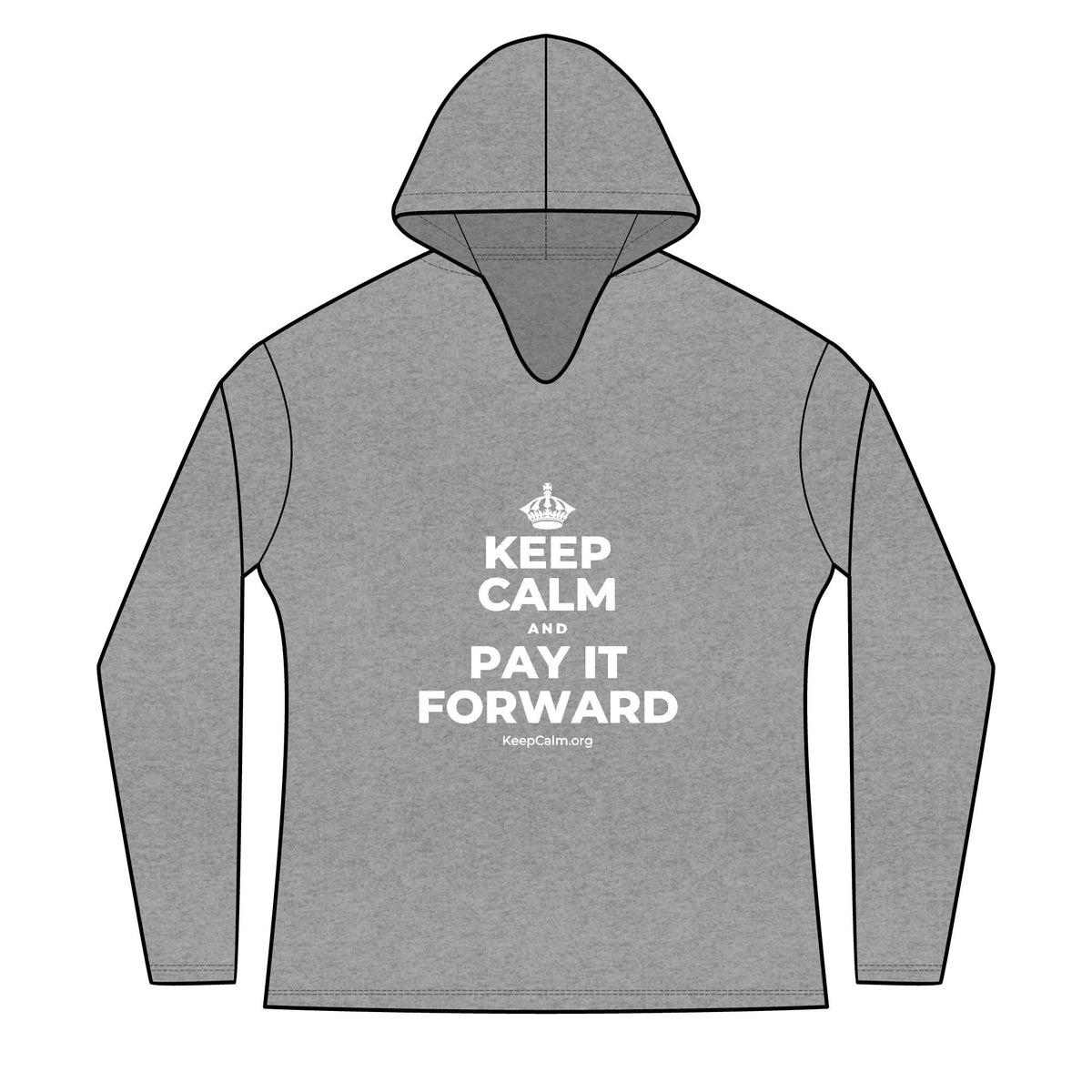 KEEP CALM AND PAY IT FORWARD Women's Long Sleeve Hoodie