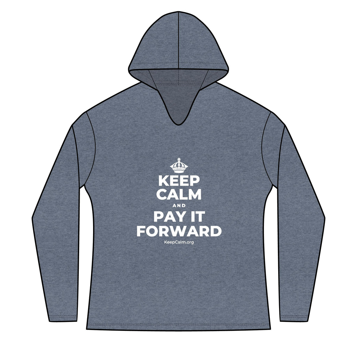 KEEP CALM AND PAY IT FORWARD Women's Long Sleeve Hoodie
