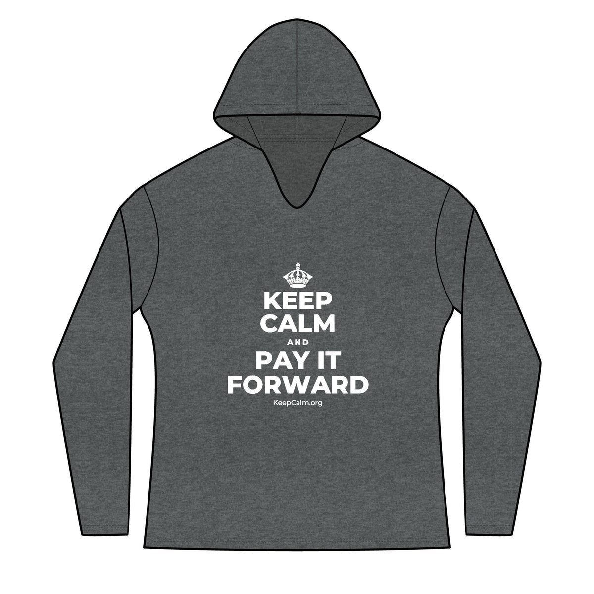 KEEP CALM AND PAY IT FORWARD Women's Long Sleeve Hoodie