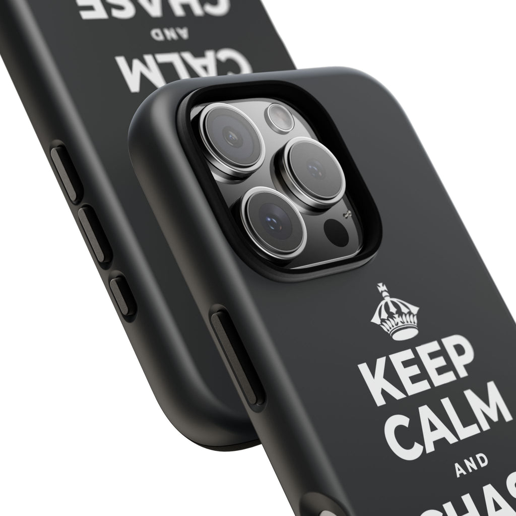 KEEP CALM AND CHASE GREATNESS Phone Case (Dark)