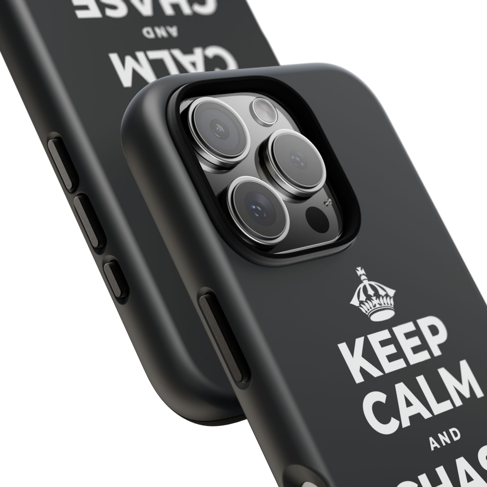 KEEP CALM AND CHASE GREATNESS Phone Case (Dark)