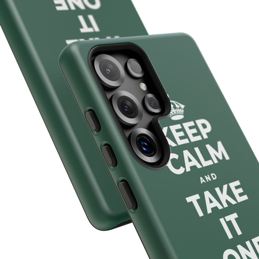 KEEP CALM AND TAKE IT ONE DAY AT A TIME Phone Case