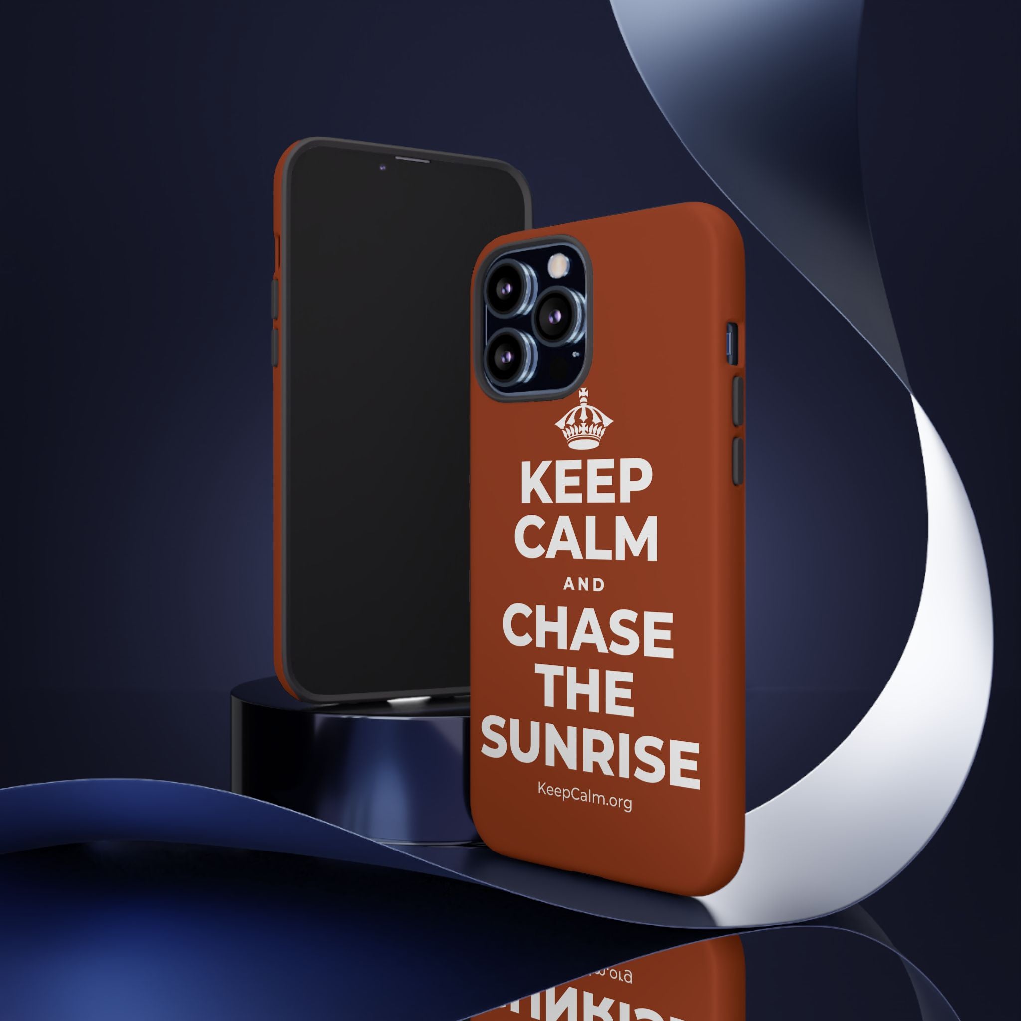 KEEP CALM AND CHASE THE SUNRISE Phone Case