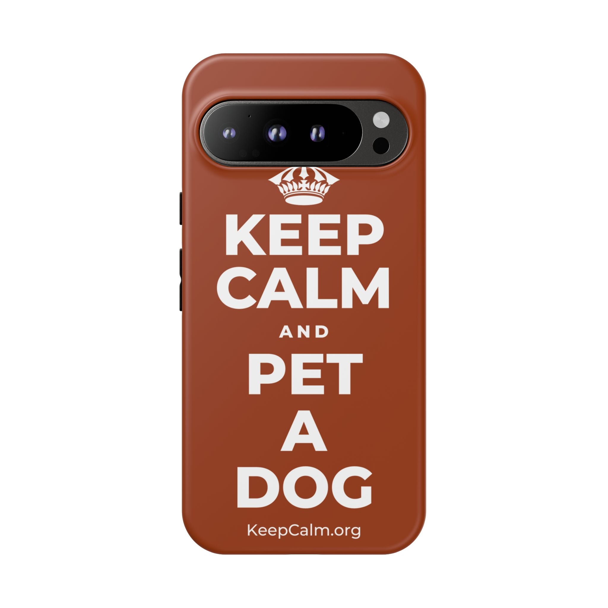 KEEP CALM AND PET A DOG Phone Case