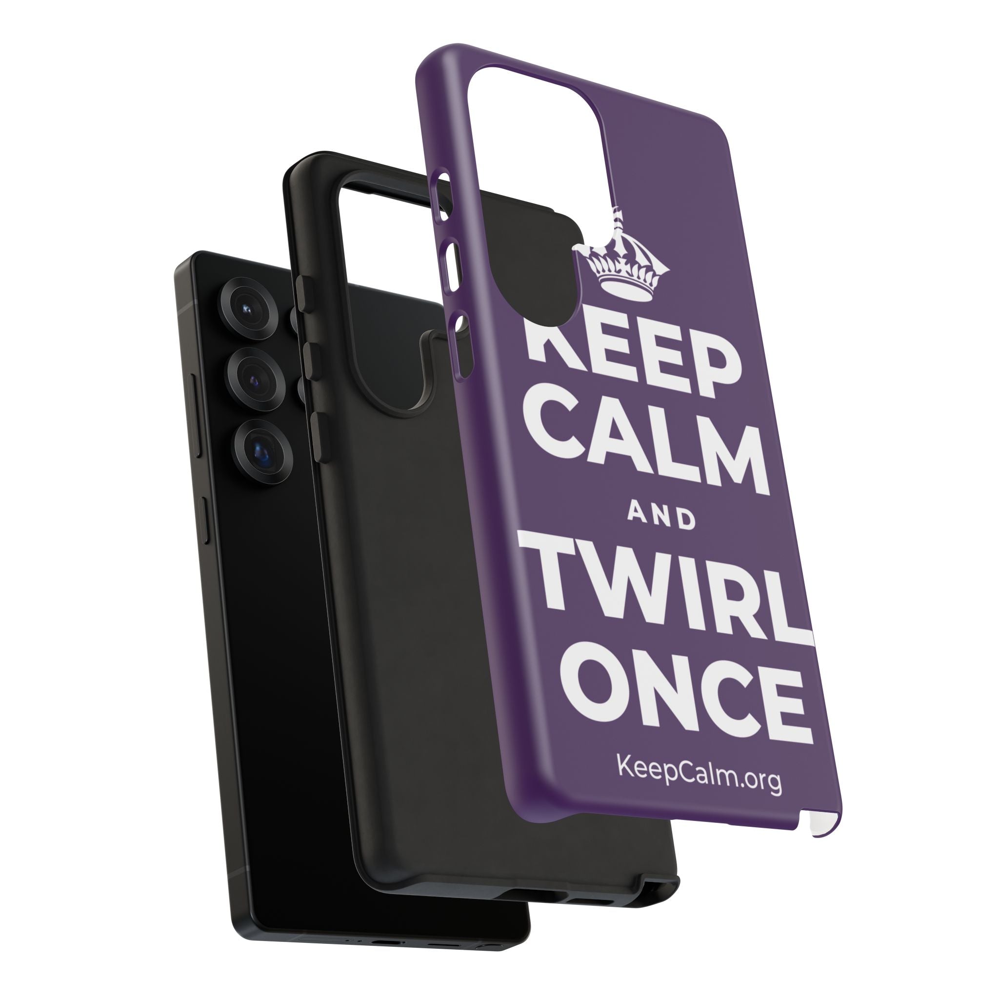 KEEP CALM AND TWIRL ONCE Phone Case
