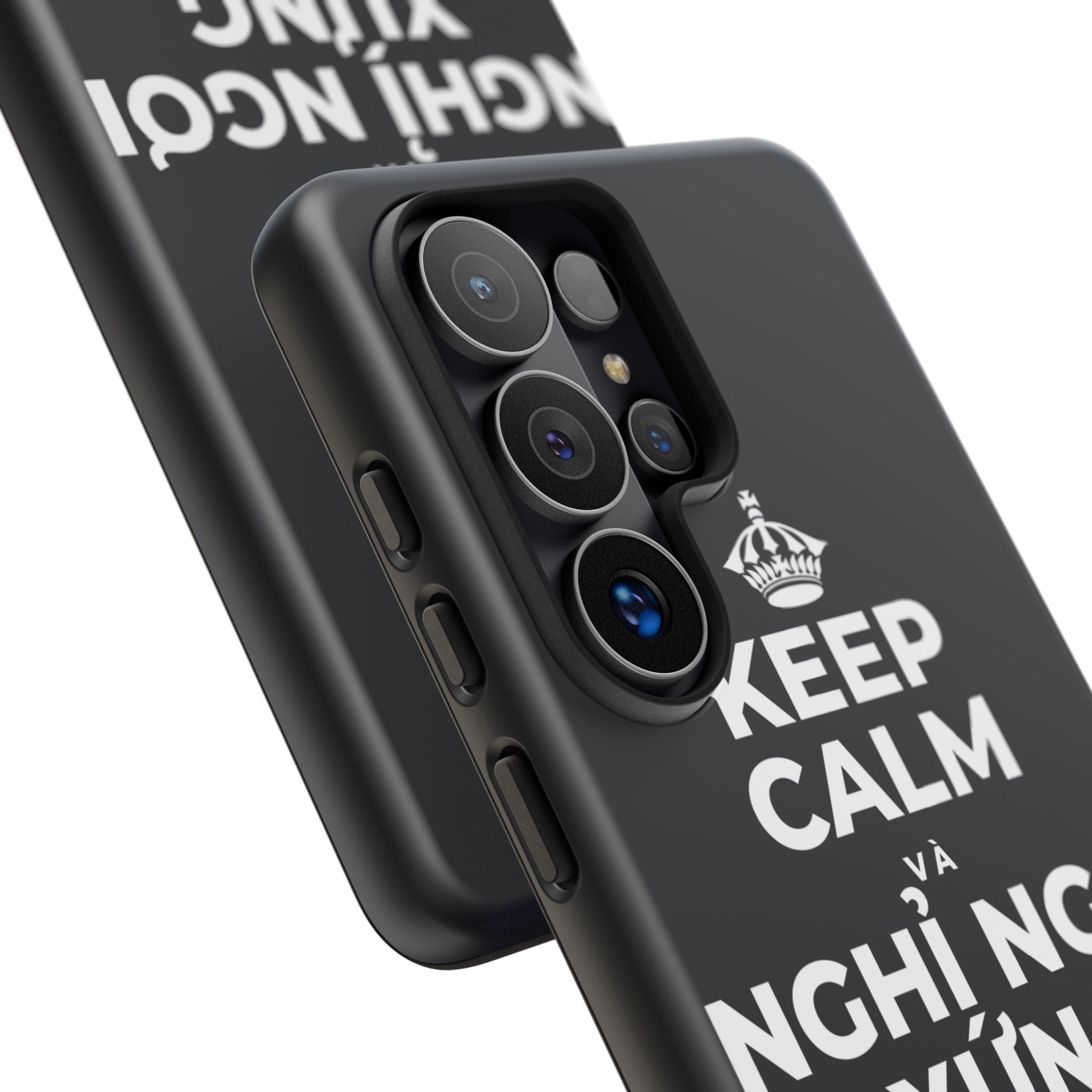 KEEP CALM VÀ NGHỈ NGƠI XỨNG ĐÁNG CỦA BẠN Phone Case (Dark)