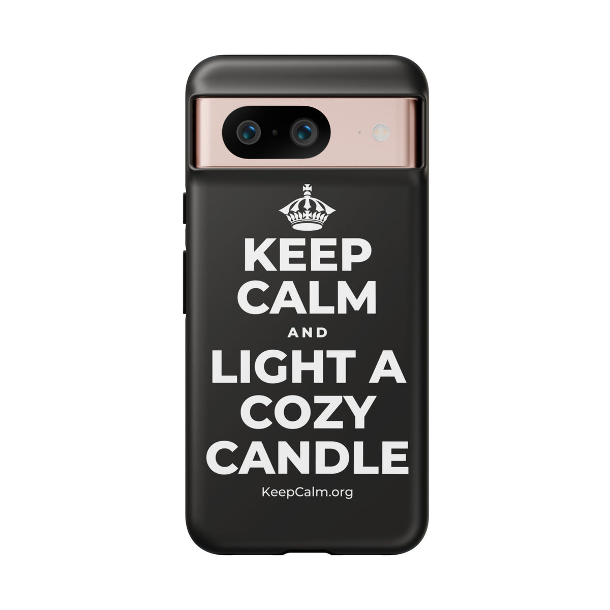 KEEP CALM AND LIGHT A COZY CANDLE Phone Case