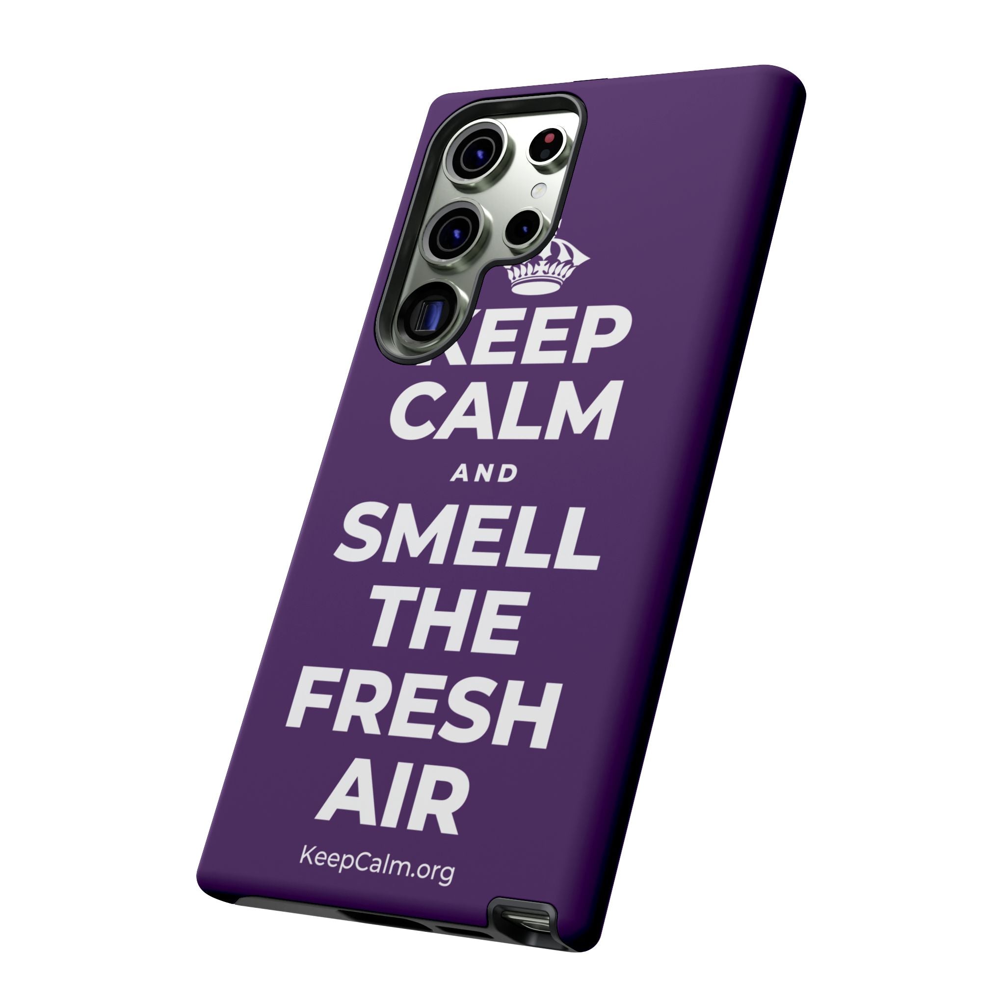 KEEP CALM AND SMELL THE FRESH AIR Phone Case