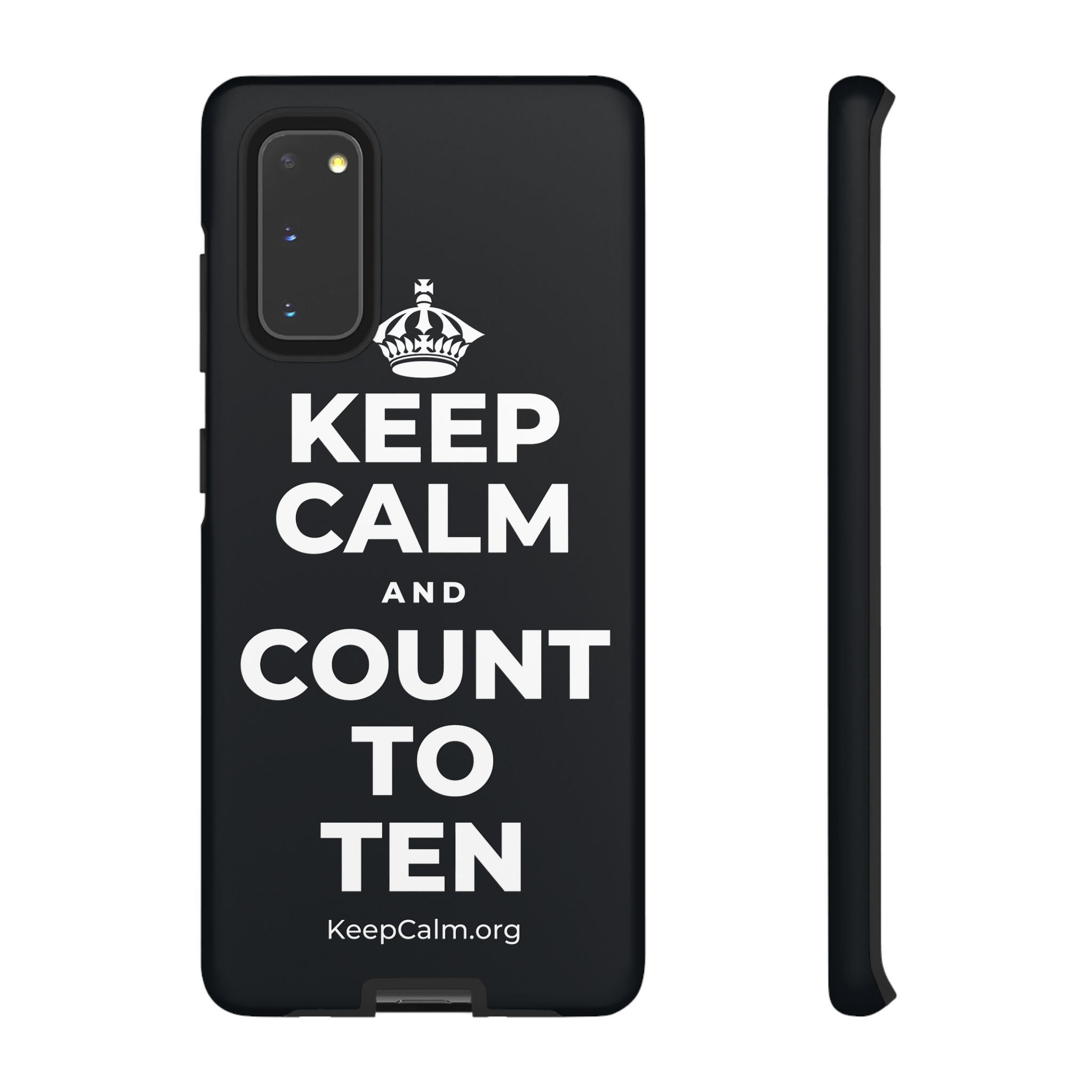 KEEP CALM AND COUNT TO TEN Phone Case (Dark)