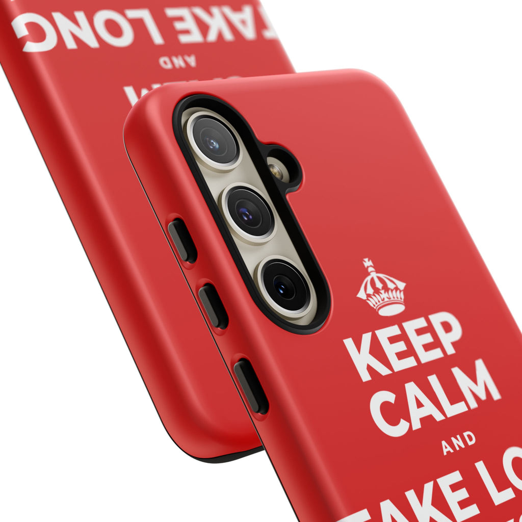 KEEP CALM AND TAKE LONG WALKS ON THE BEACH Phone Case