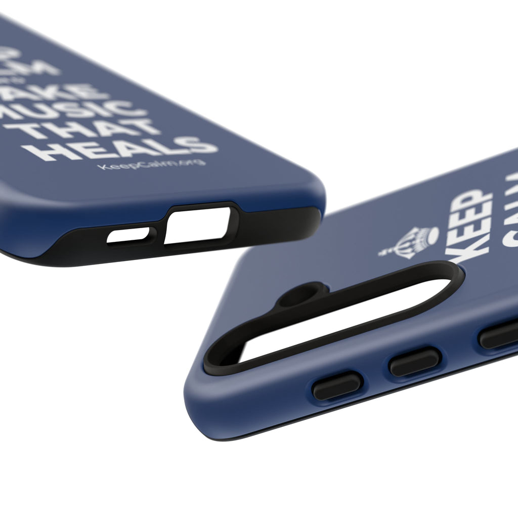 KEEP CALM AND MAKE MUSIC THAT HEALS Phone Case