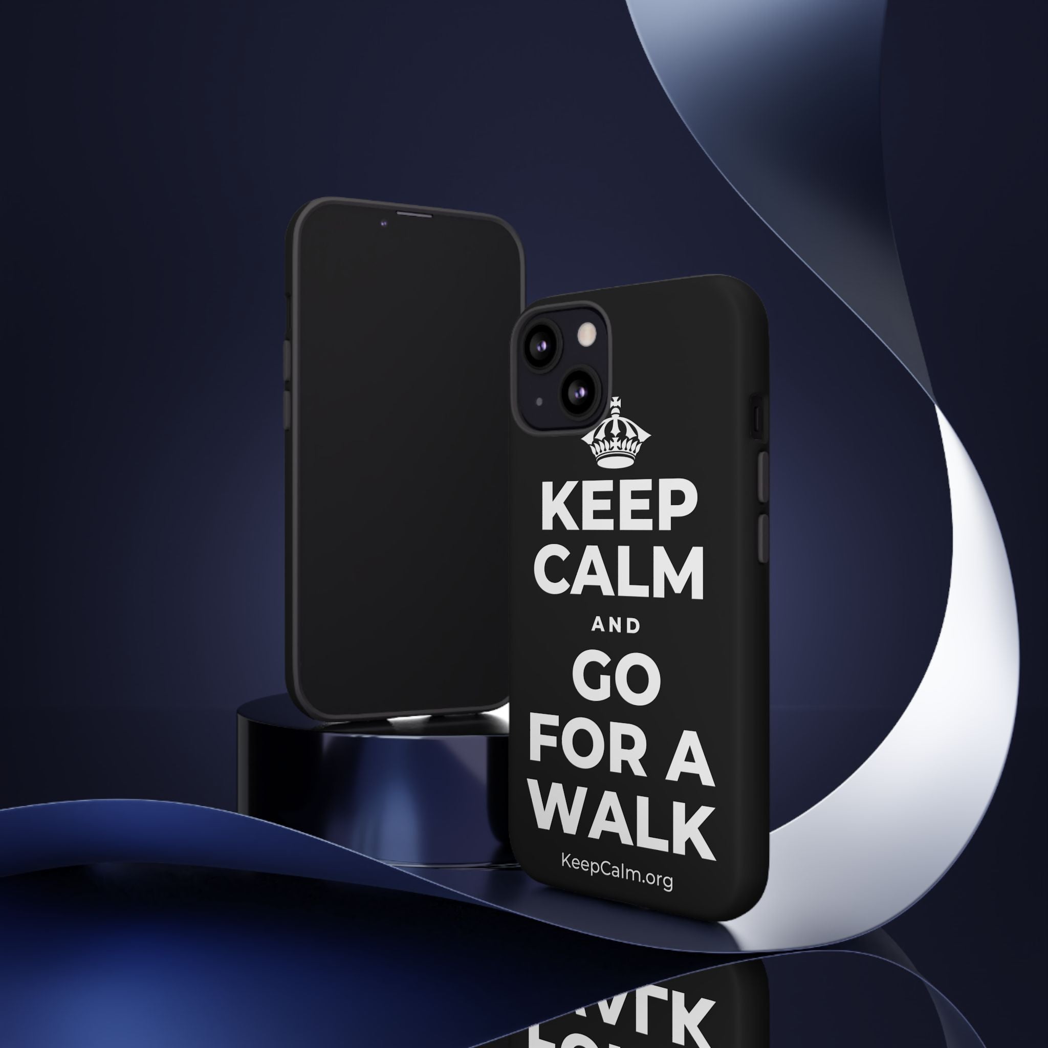 KEEP CALM AND GO FOR A WALK Phone Case