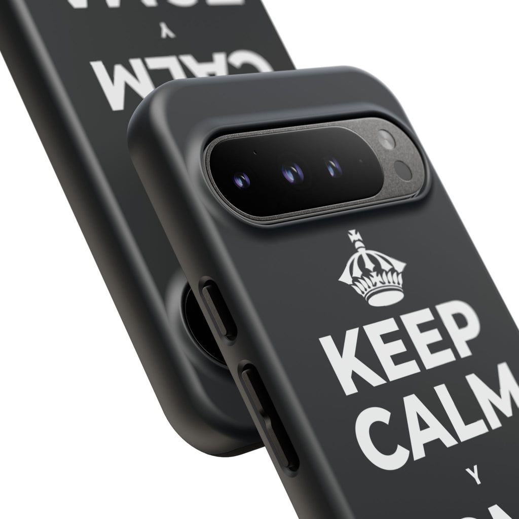 KEEP CALM Y TOMA AGUA Phone Case (Dark)