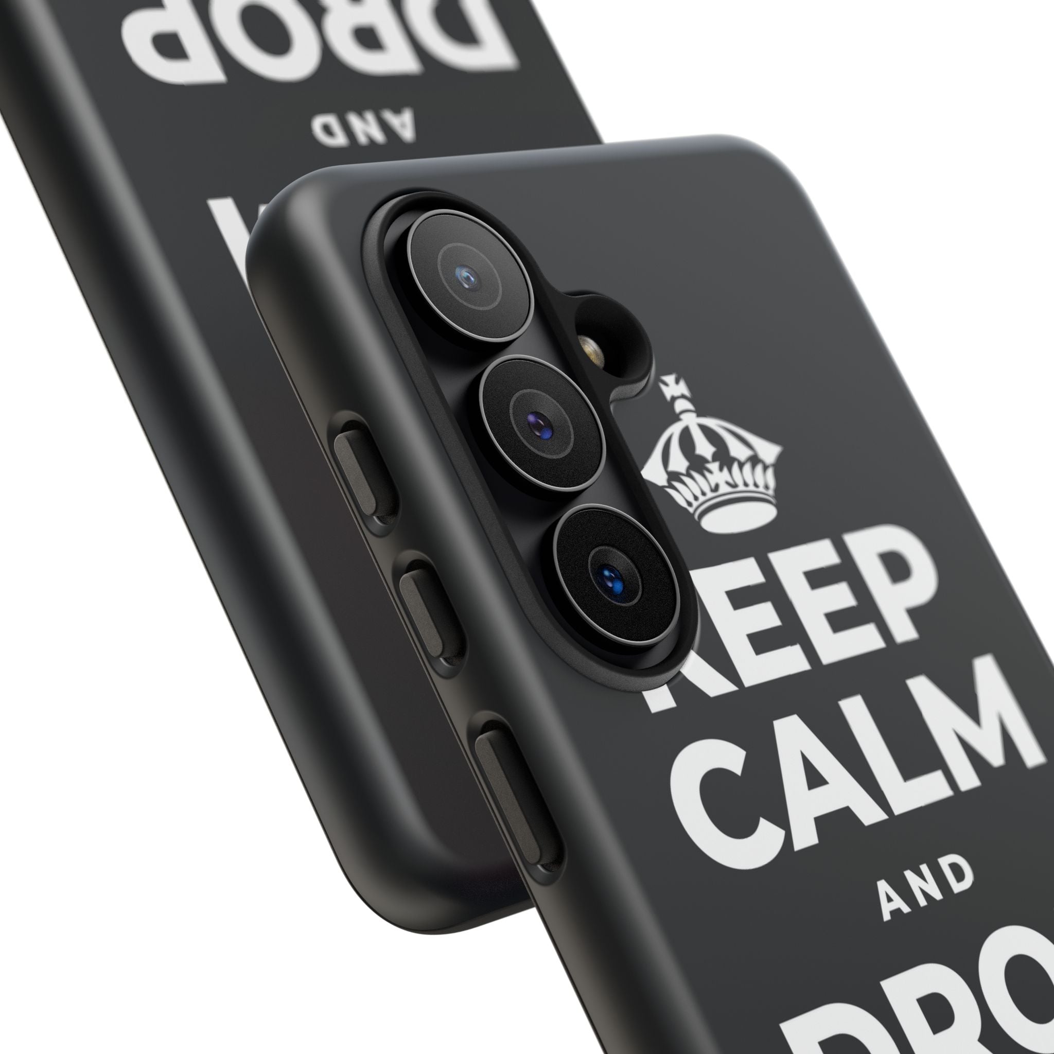 KEEP CALM AND DROP THE ROPE Phone Case (Dark)
