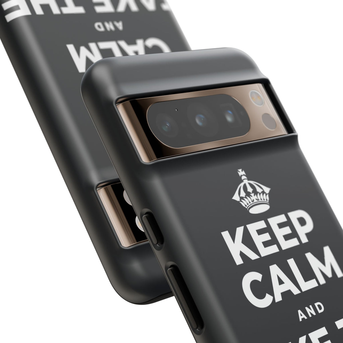 KEEP CALM AND TAKE THE SHOT Phone Case (Dark)