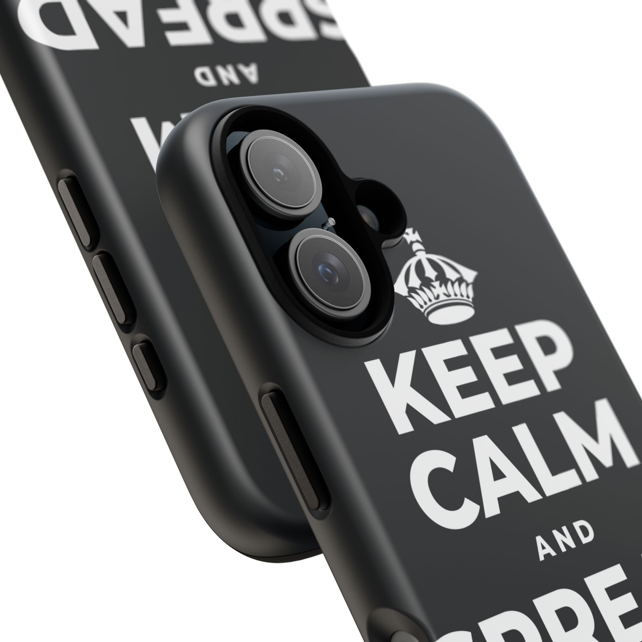 KEEP CALM AND SPREAD SOME JOY Phone Case (Dark)